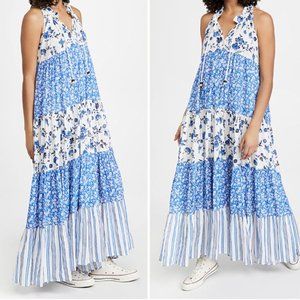 Ro's Garden Sofia Long Dress Size M Blue